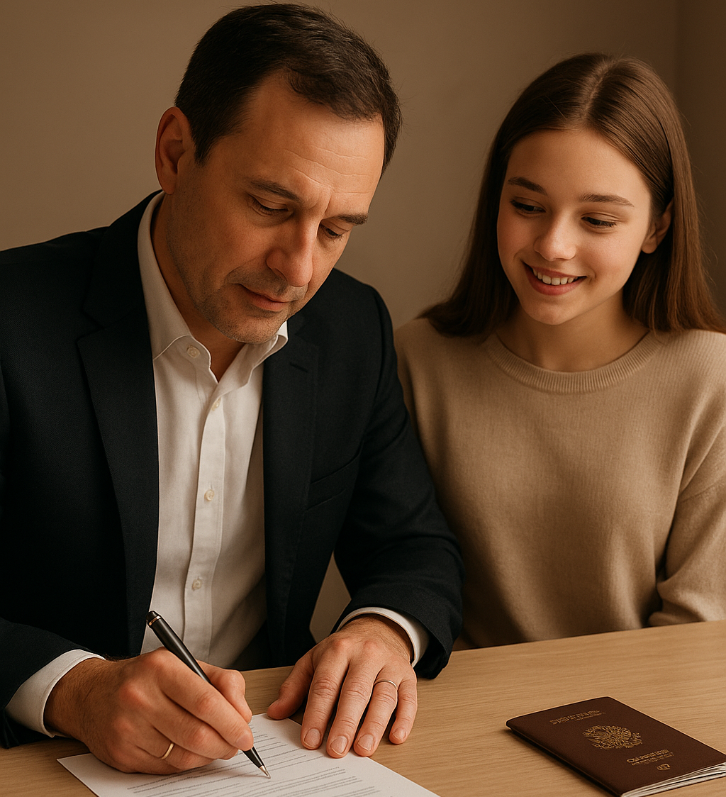 Autorização de viagem internacional