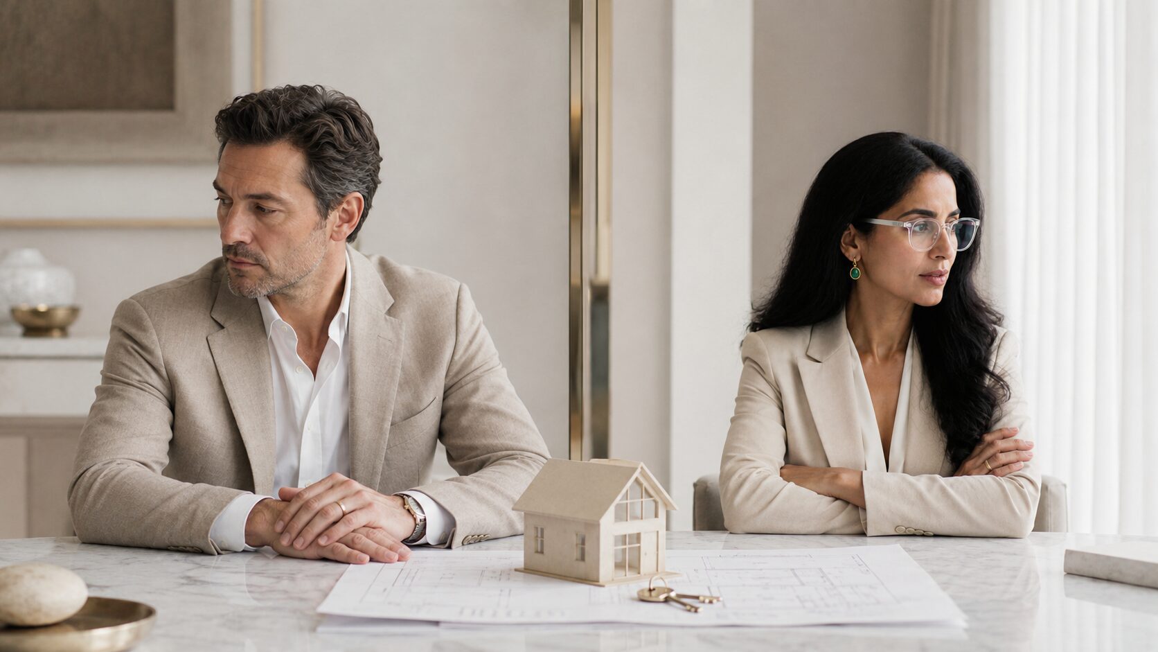 Tenho imóveis no Brasil e no exterior. Posso me divorciar agora e dividir depois?